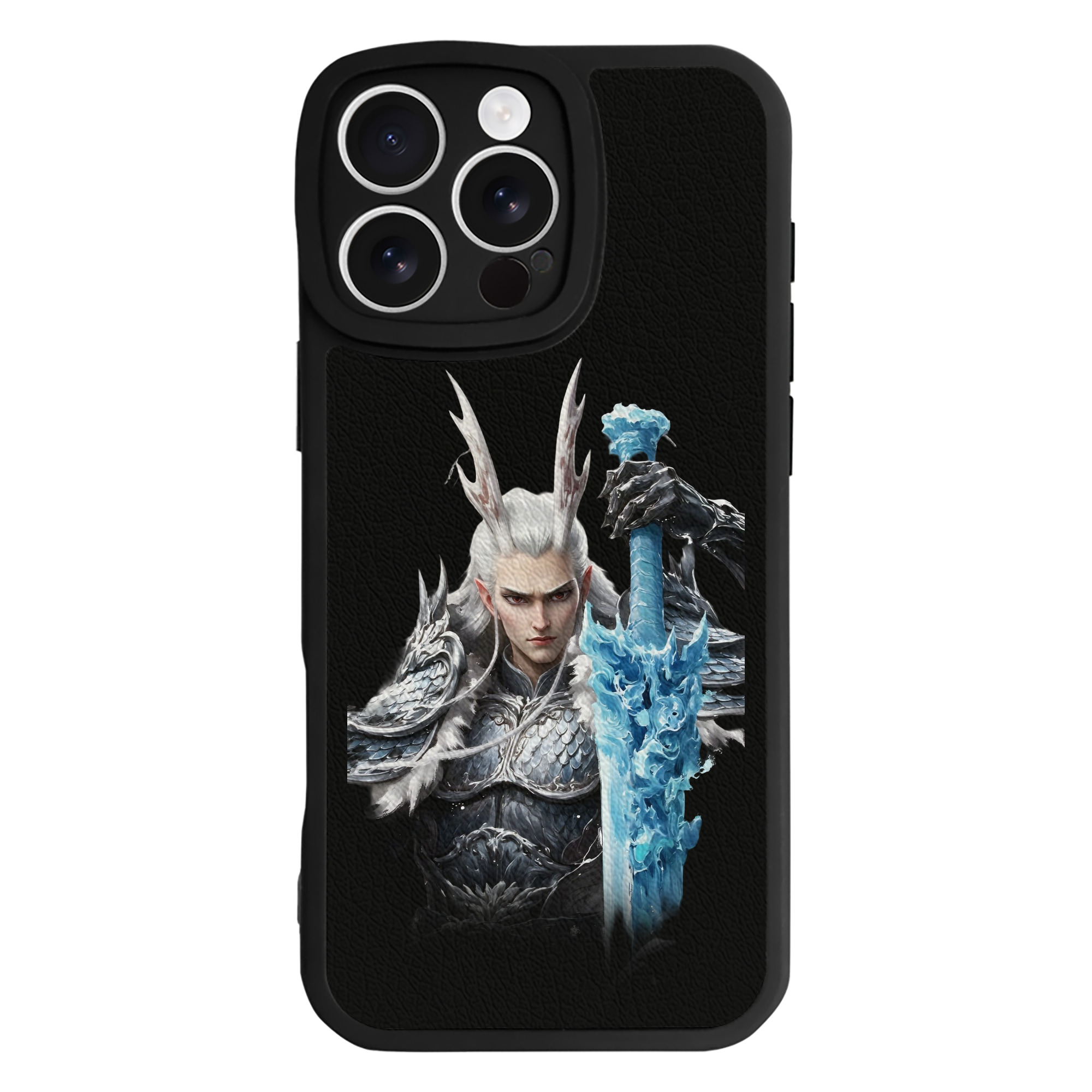 （画像用） Ne Zha 2 ナタ 魔童の大暴れ 【iPhone 16シリーズ対応】シリコンスマホケース（レザー調） 材質：シリコン